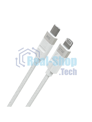 Дата-кабель MORE CHOICE (4620202555045) K87ia USB 3.0A PD 27W для Lightning ng 8-pin Type-C - 1м, белый
