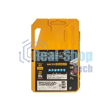 Набор сверл по металлу Denzel 1-10 мм, Р6М5-TiN, Golden Tip, 10 шт 723001