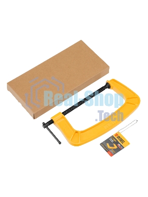 Струбцина Denzel G-образная, усиленная, 200 мм