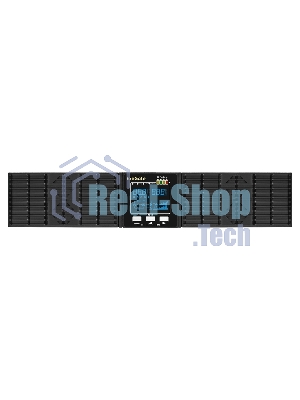Источник бесперебойного питания On-line ExeGate PowerExpert ULS-3000.LCD.AVR.6C13.USB.RS232.SNMP.BC.2U 3000VA/3000W, On-Line, PF=1, LCD, 6*C13, RS232, USB, SNMP-slot, встроенные батареи 12V 7.2Ah - 6шт, батарейный коннектор, подключение до 4 внешних батарейных блоков 72В, Rackmount 2U/Tower, металлический корпус, черный