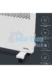 Конвектор Domfy DCW-CH1015 белый, 1500 Вт, 20 м2, термостат