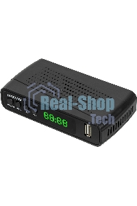 Ресивер DVB-T2 Hyundai H-DVB520 + WiFi-адаптер черный