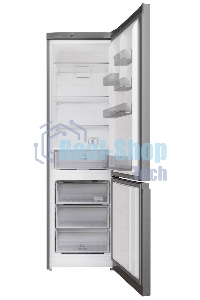 Холодильник Hotpoint HT 4200 S серебристый двухкамерный 247/78л морозилка снизу, No Frost