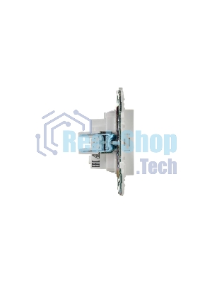 Розетка SKANDY 10А без заземл. без защ. шторок SK-R02W арктич. бел. IEK SK-R10-10-K01