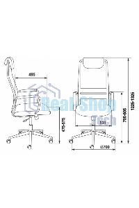 Кресло руководителя Бюрократ KB-9N/BLACK черный TW-01 TW-11 сетка крестовина хром