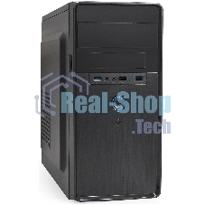 Компьютерный корпус Minitower ExeGate BA-309U2-UNS400 (mATX, БП UNS400 с вент. 12см, 1хUSB+2хUSB 3.0, HD аудио, черный)