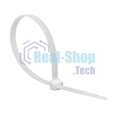 Хомут кабельный 7.2х300 нейл. бел. (уп.100 шт) EKF plc-c-7.2x300