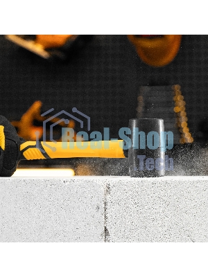 Киянка резиновая Denzel 225 г, черная, фибергласовая рукоятка c TPR покрытием