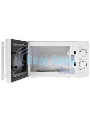 Микроволновая печь Haier HMB-MM207WA белый, 20 л, 700 Вт, переключатели - поворотный механизм