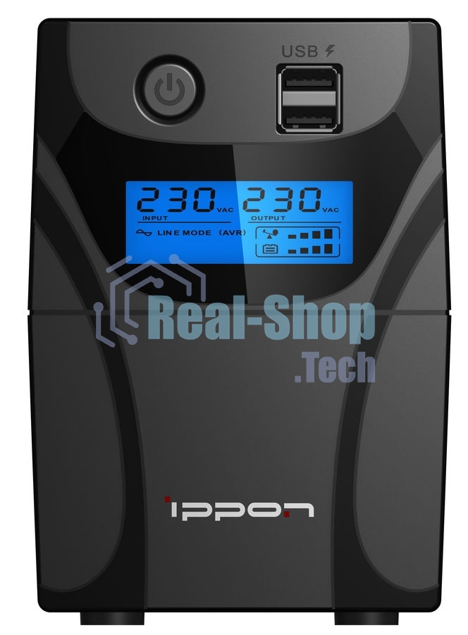 Источник бесперебойного питания Ippon Back Power Pro II 500 300Вт 500ВА черный