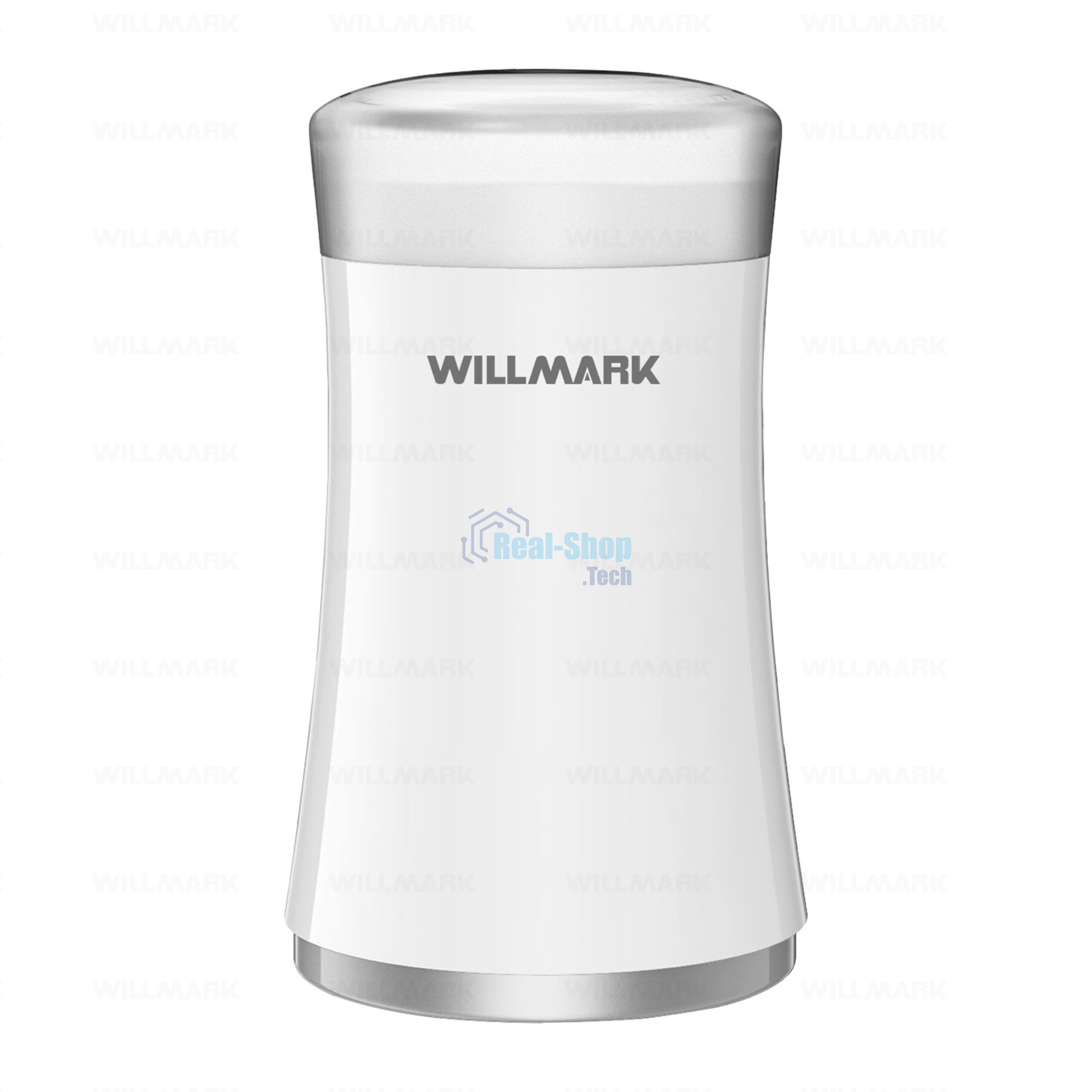 Кофемолка Willmark WCG-274 200 Вт, 100г., прозрачная крышка, ротационный нож, белый