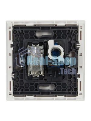 Розетка двойная TV+RJ45 кат.6 IEK FORTE&PIANO FP237 белый