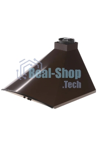 Вытяжка каминная Gefest ВВ 2 К17 коричневый/золотистый, 50 см, 180 куб. м/ч, 64 дБ