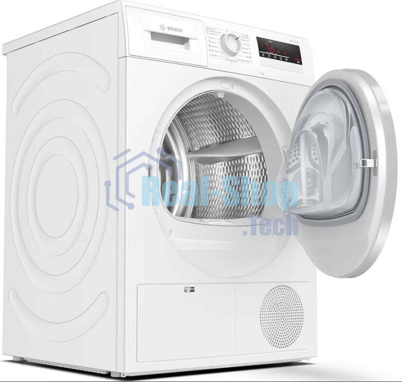 Сушильная машина Bosch WTN86211ME белый, 8 кг, сушка - конденсационная, программ - 13, 59.8 x 84.2 x 61.3 см