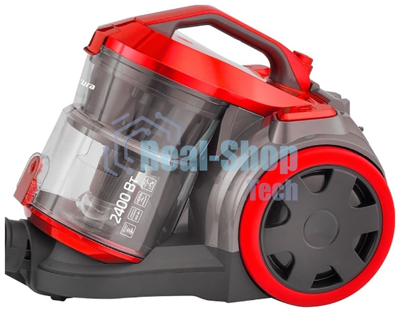 Пылесос Sakura SA-8315R красный,2400 Вт,пылесборник контейнер, 2 л
