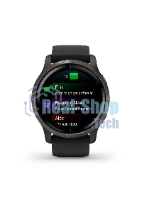 Смарт-часы Garmin Venu 2 AMOLED корп.черный рем.черный (010-02430-11)