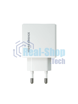 Сетевое зарядное устройство MORE CHOICE (4610196408632) NC60 1USB-C 3.0A PD 20W быстрая зарядка белый