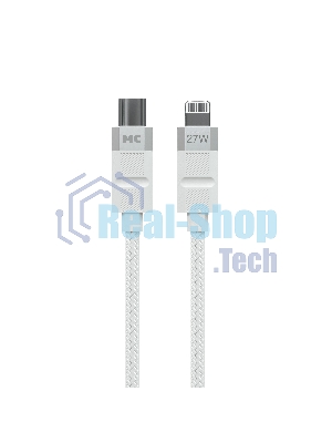 Дата-кабель MORE CHOICE (4620202555045) K87ia USB 3.0A PD 27W для Lightning ng 8-pin Type-C - 1м, белый