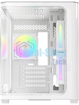 Компьютерный корпус Ocypus Iota C50 WH Curve ARGB Digital (Iota-C50-WHD300CD-GL)