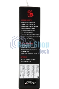 Мышь проводная A4Tech Bloody P91s черный, 8000 dpi, USB, кнопки - 8