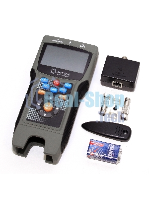 Тестер кабеля 5bites EXPRESS LY-CT030 PRO UTP / STP / BNC / TEL / TDR / LCD
