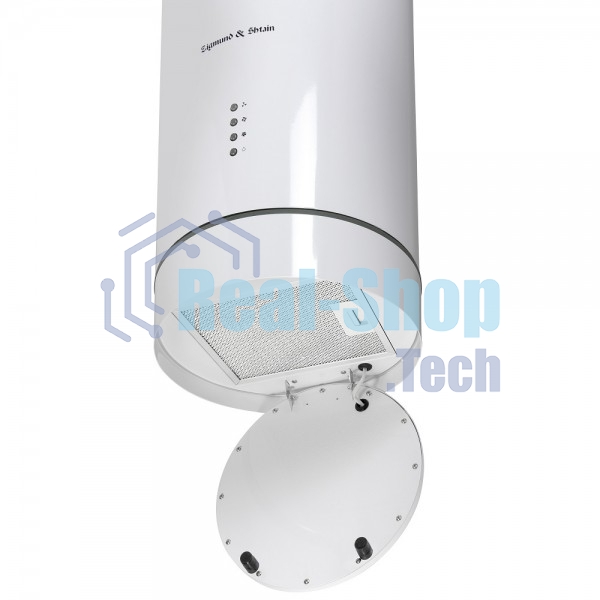 Вытяжка каминная Zigmund & Shtain K 013.4 W белый, 38 см, 1200 куб. м/ч, 74 дБ