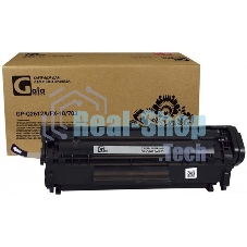 Картридж лазерный GalaPrint GP-Q2612A/703 черный (2000 стр) для HP LJ 1010/1012/1015/1018/1020/1022/3015/3020/3030/3050/3052/3055/M1005/M1005MFP/M1319/M1319MFP/Canon LBP 2900/3000