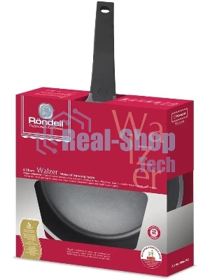 Сковорода Rondell Walzer RDA-769, 28см, без крышки, черный