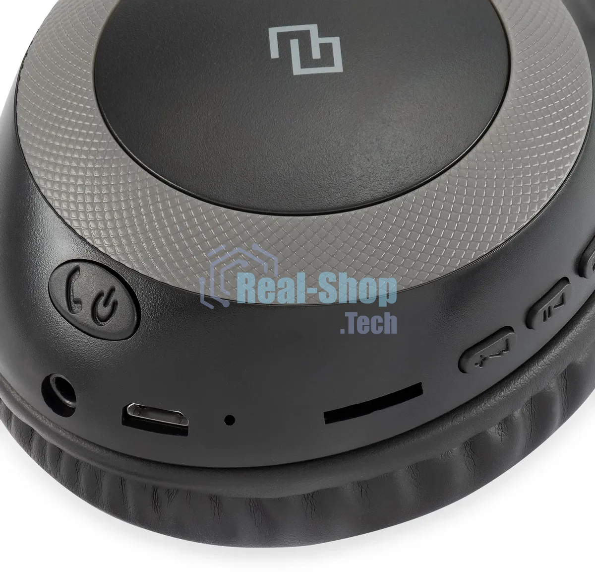 Гарнитура накладные Digma BT-15 черный/серый беспроводные bluetooth оголовье