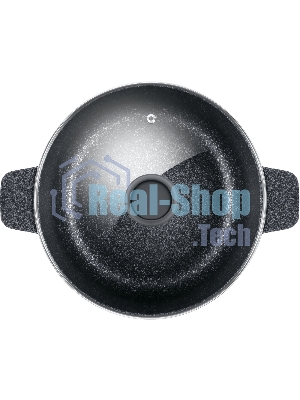 Кастрюля Maunfeld GRETA MF24GRTT01CR из литого алюминия со стеклянной крышкой, 24 см, 4 л