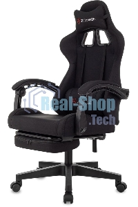 Кресло игровое Zombie Shadow черный Neo Black с подголов. крестов. пластик подст. для ног пластик черный