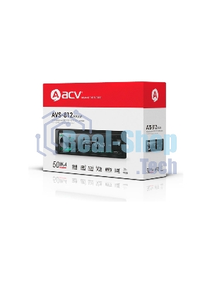 Автомагнитола ACV AVS-812G, 1 DIN, USB Type-A, AUX
