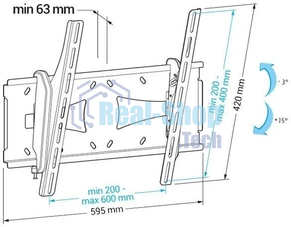Кронштейн для телевизора Holder PTS-4006 черный 32