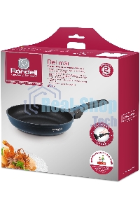 Сковорода Rondell Del mar RDA-1847 круглая 24 см, покрытие: Xylan Plus ручка съемная (без крышки) синий