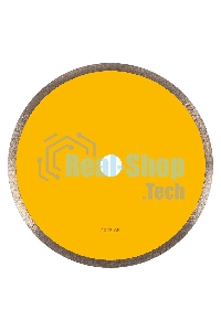 Диск алмазный сплошной Denzel супертонкий, 250 х 25,4 мм, горячее прессование, мокрое резание