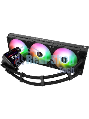Система жидкостного охлаждения Thermalright Grand Vision 360 ARGB Soc-AM5/AM4/1151/1200/2066/2011/1700 черный 4-pin 29.6dB Al LCD Ret (G-VISION-360-BL-ARGB)