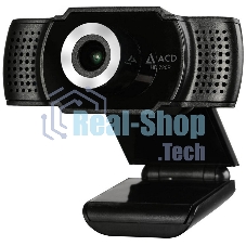 Веб-камера ACD-Vision UC400 CMOS 1.3МПикс, 1280x720p, 30к/с, микрофон встр., USB 2.0, шторка объектива, универс. крепление, черный корп.