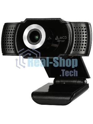 Веб-камера ACD-Vision UC400 CMOS 1.3МПикс, 1280x720p, 30к/с, микрофон встр., USB 2.0, шторка объектива, универс. крепление, черный корп.