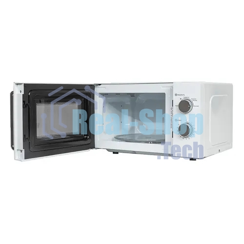 Микроволновая печь JVC JK-MW149M белый, 20 л, 700 Вт, переключатели - поворотный механизм