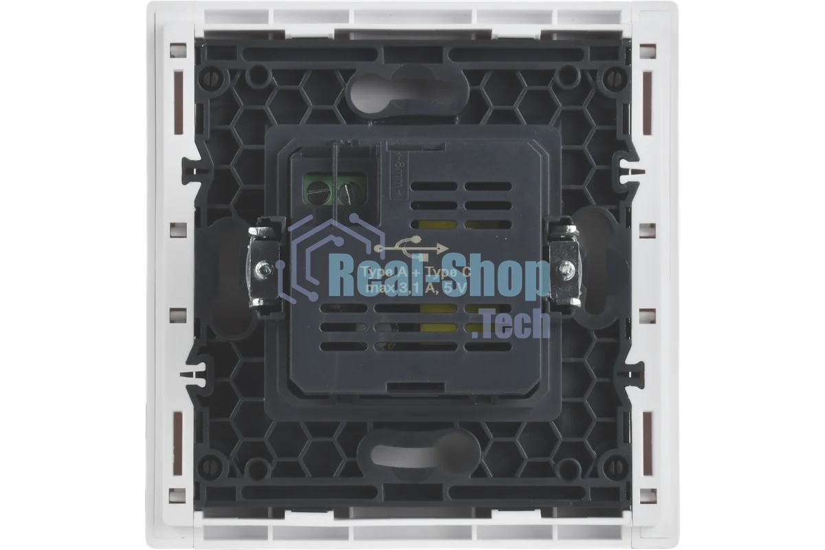 Розетка IEK FORTE&PIANO FP250 USB A+C 3,1А белый