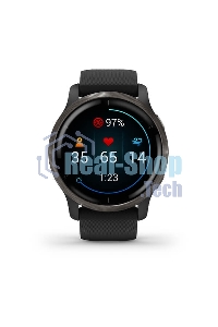 Смарт-часы Garmin Venu 2 AMOLED корп.черный рем.черный (010-02430-11)
