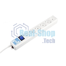 Фильтр-удлинитель PC PRO, 3 м, 6 р, белый, 16А, SPL6-16-P-3M
