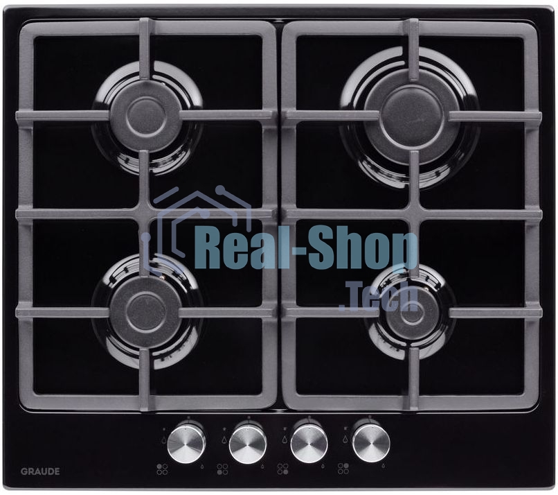 Газовая варочная панель Graude GS 60.1 SM независимая, черный