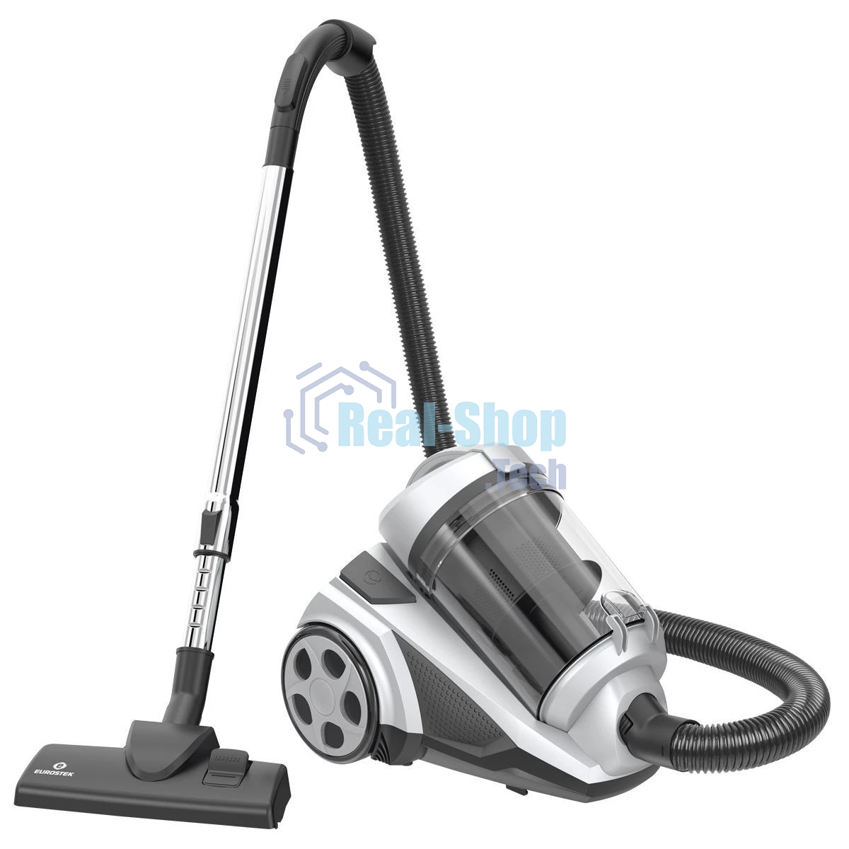 Пылесос Eurostek EVC-3009 белый, 420/2800 Вт, уборка сухая, пылесборник контейнер 3 л