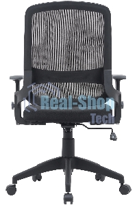 Кресло компьютерное Cactus CS-MC313-BK черный, сетка/ткань