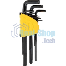 Набор шестигранных ключей Deli DL231209H Материал: CR-V. Спецификация: 1,5,2,2,5,3,4,5,6,8,10мм.