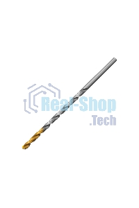 Сверло спиральное по металлу Denzel 4,2 х 119 мм, Р6М5, Golden Tip, удлиненное