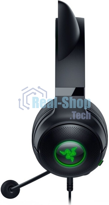 Гарнитура Razer Kraken Kitty V2 чёрный, проводная, USB, подсветка
