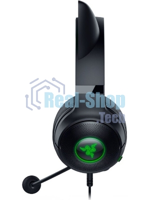 Гарнитура Razer Kraken Kitty V2 чёрный, проводная, USB, подсветка