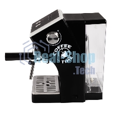 Кофеварка рожкового типа электрическая Endever Costa-1085, объем-1,5л, цвет черный, мощность 1200 Вт, давление 15 бар, 2 шт/уп